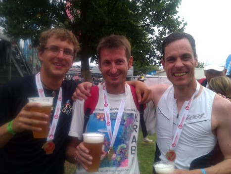 Zieleinlauf Challenge Roth 2011